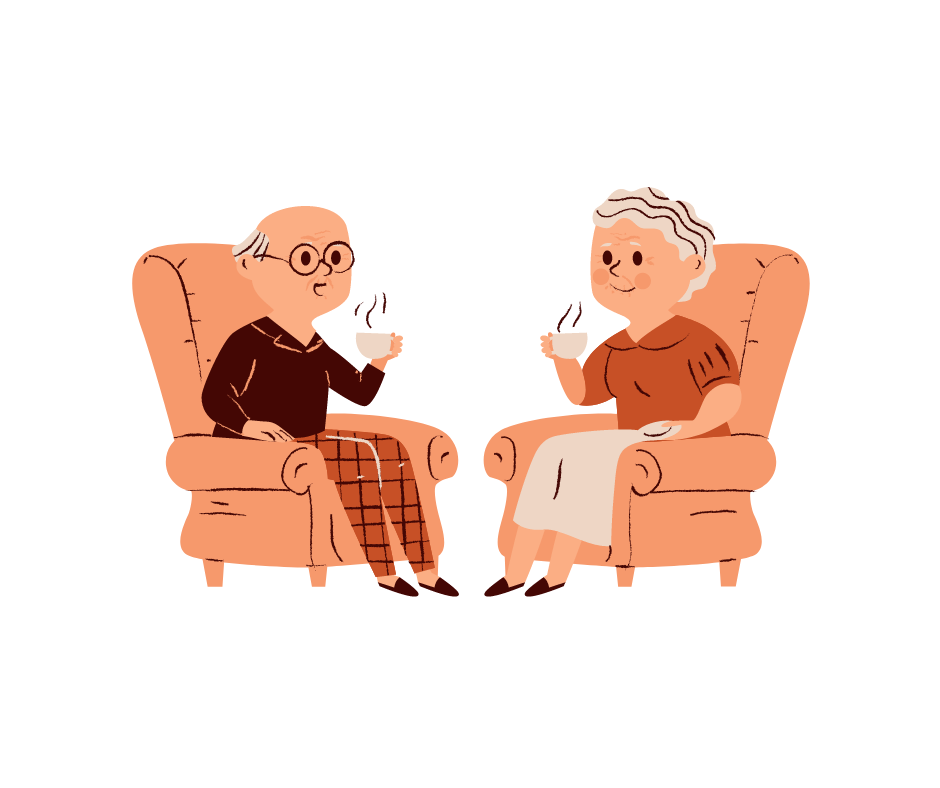 retired couple